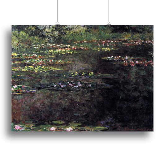 Water Lilies Water Landscape 5 by Monet - Premium Canvas Print or Poster