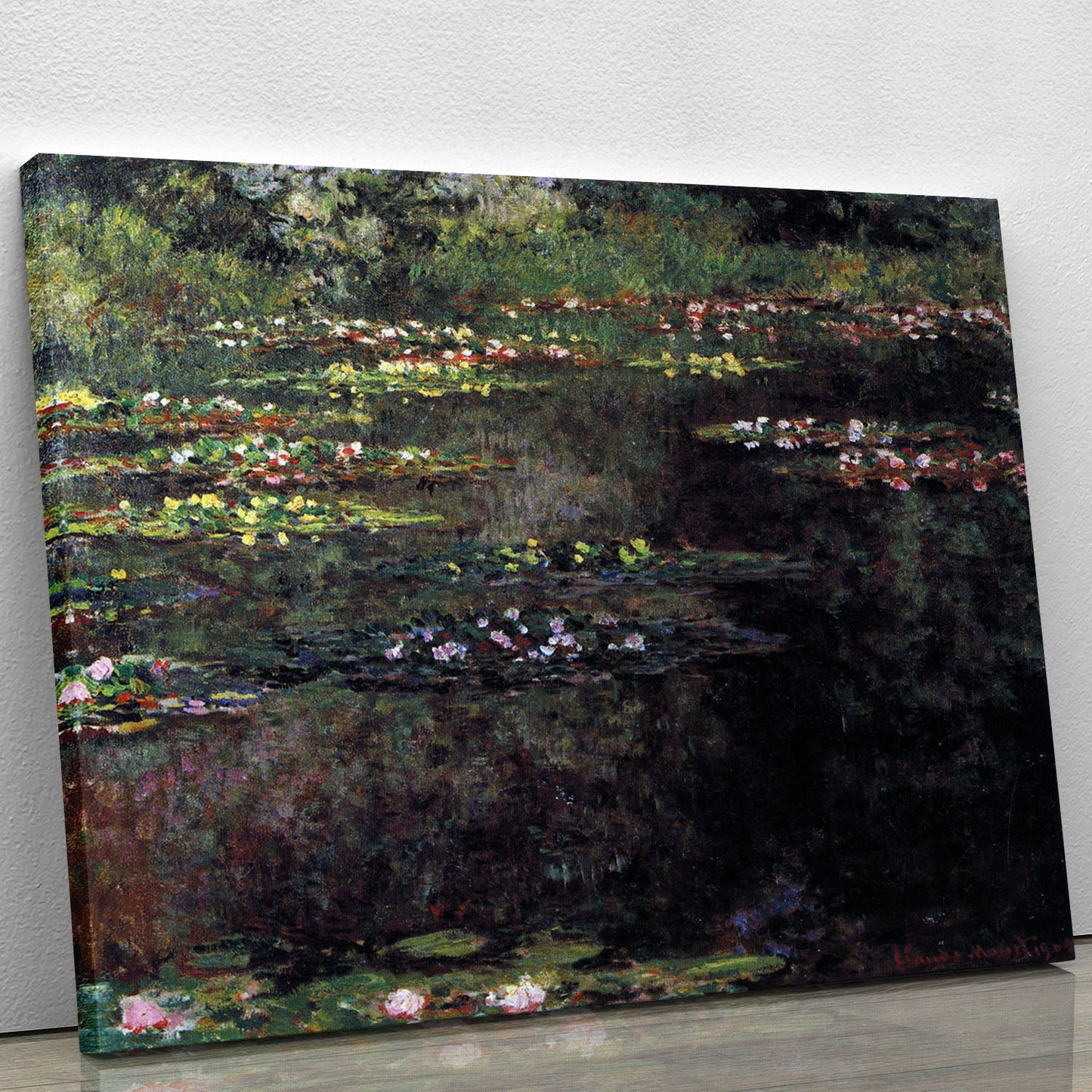 Water Lilies Water Landscape 5 by Monet - Premium Canvas Print or Poster