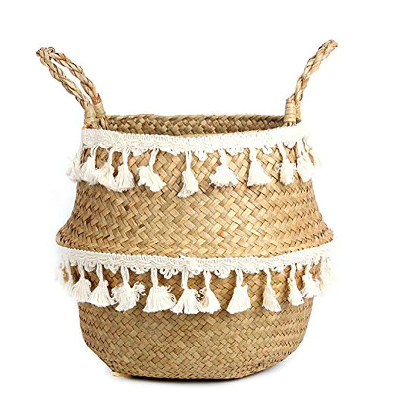 Boho Decor Wicker Baskets - Handcrafted Storage Solutions for a Stylish Home