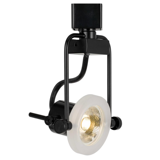 10W Dimmable LED Track Fixture - 700 Lumen, 90 CRI, 3000K, 355° Rotation | HT623BK