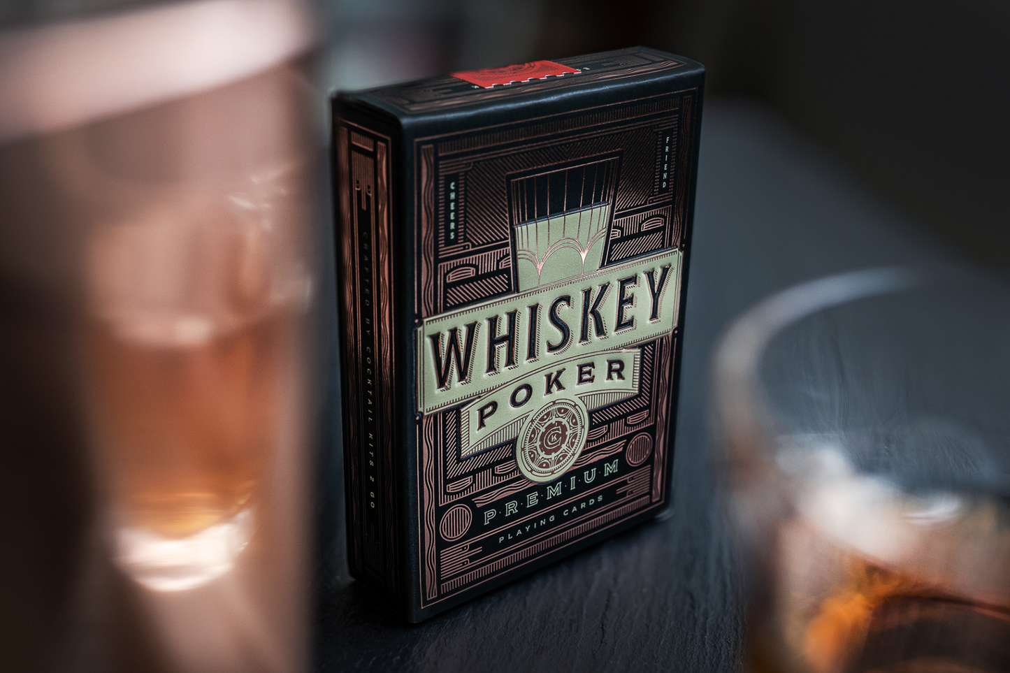 Whiskey Poker Playing Cards | Premium Custom Artwork Deck