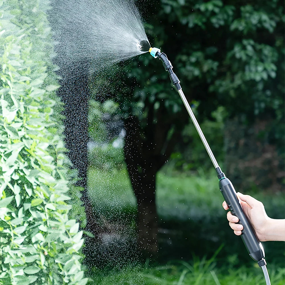 Portable USB Rechargeable Electric Gardening Sprayer - 2/4/6M Water Pipe with 2/4 Nozzles