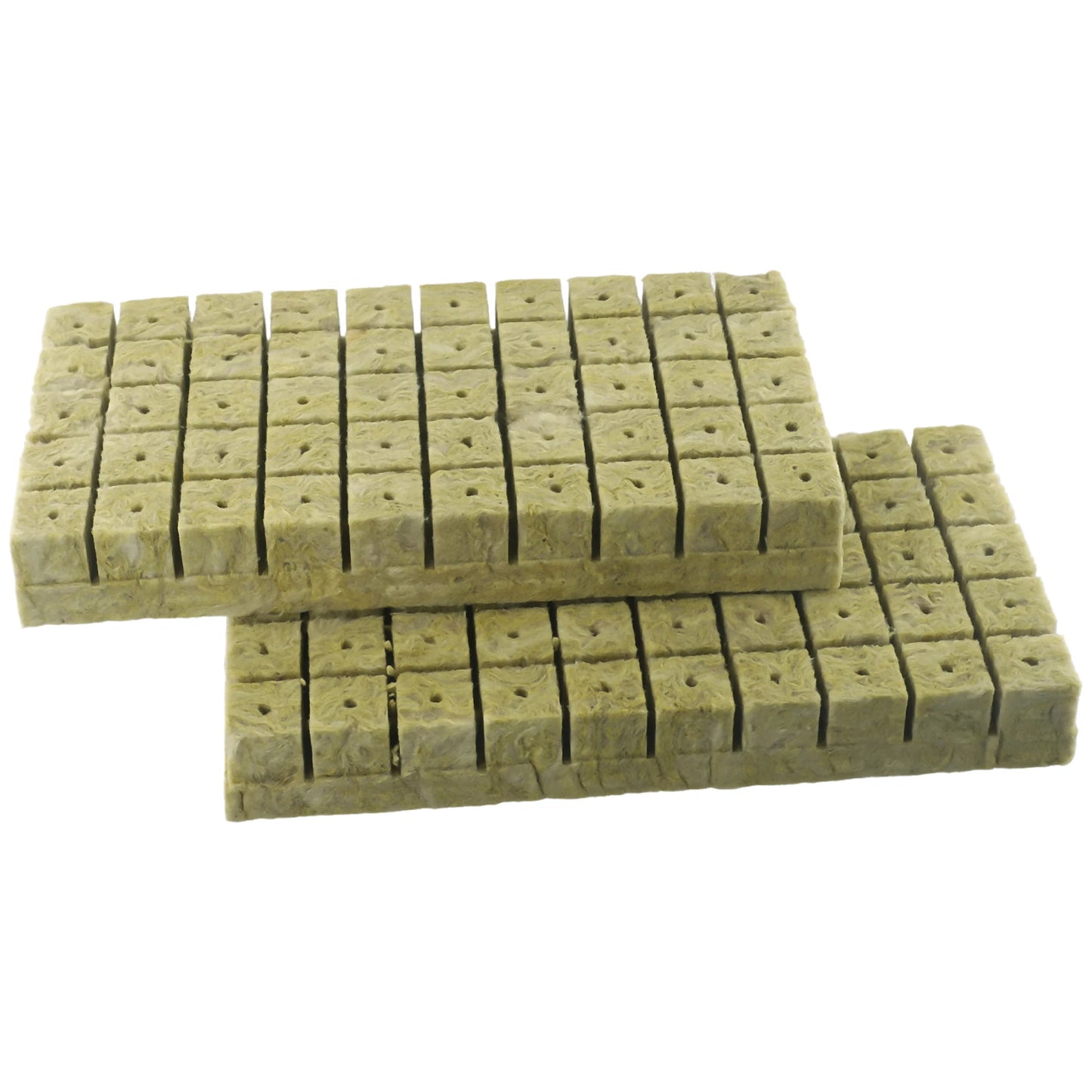 50/100pcs 25x25x40mm Stonewool Hydroponic Grow Media Cubes - Soilless Rock Wool Plant Substrate