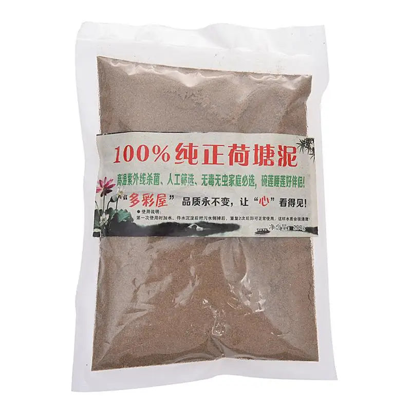 Natural Lotus Pond Mud – Nutrient-Rich Aquatic Soil for Water Lilies & Plants