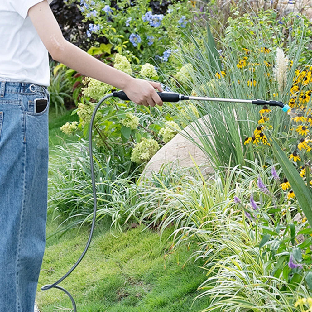 Portable USB Rechargeable Electric Gardening Sprayer - 2/4/6M Water Pipe with 2/4 Nozzles