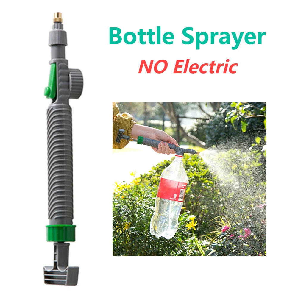 Portable USB Rechargeable Electric Gardening Sprayer - 2/4/6M Water Pipe with 2/4 Nozzles