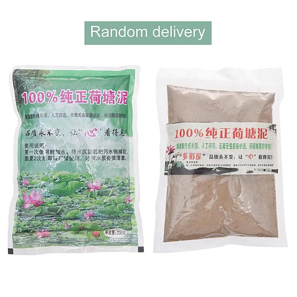 Natural Lotus Pond Mud – Nutrient-Rich Aquatic Soil for Water Lilies & Plants