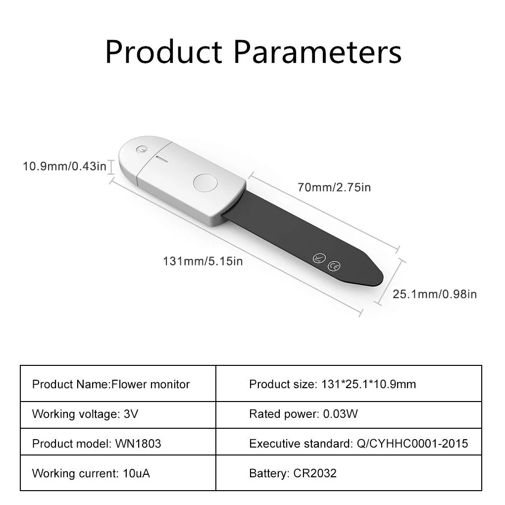 MIJIA Smart Soil Moisture Sensor – Digital Hygrometer for Plants & Gardens