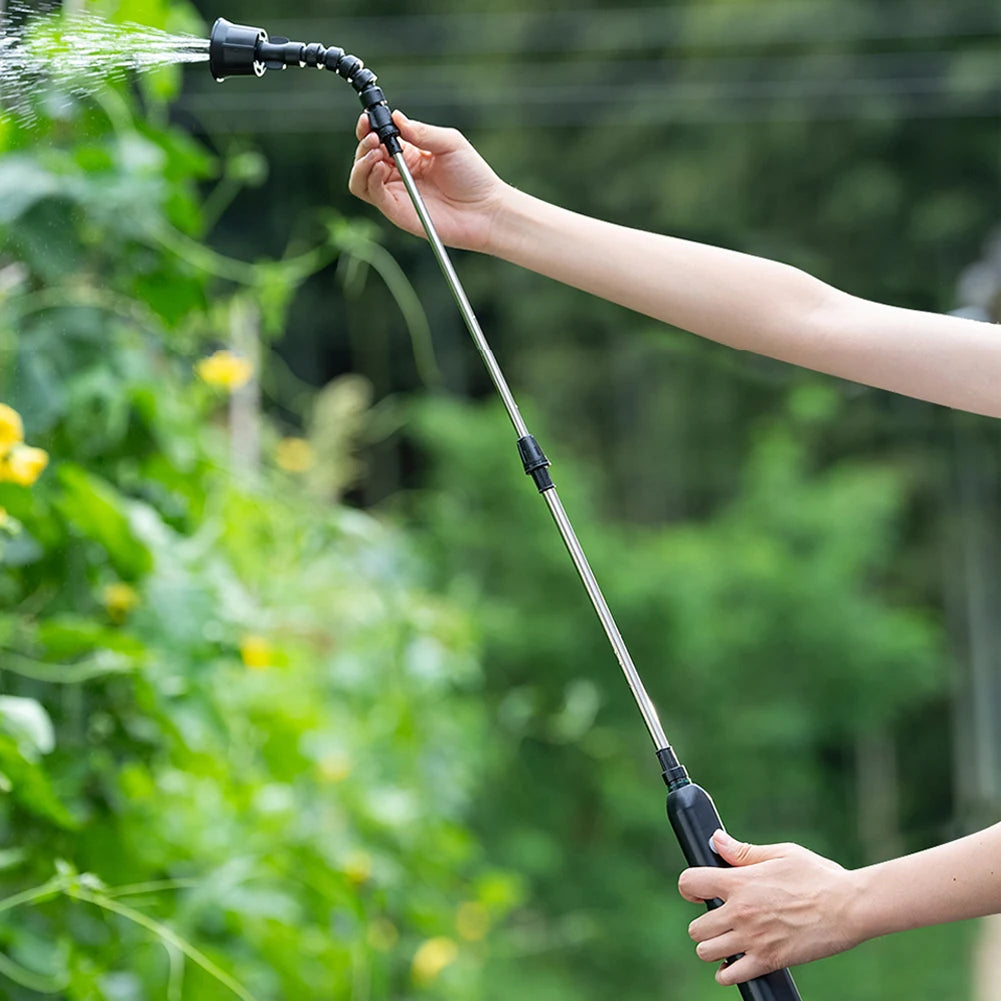 Portable USB Rechargeable Electric Gardening Sprayer - 2/4/6M Water Pipe with 2/4 Nozzles