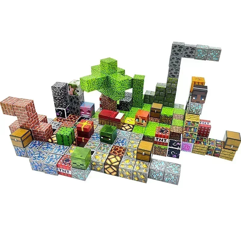 200PCS Magnetic Building Blocks - DIY Magic Cube Set for Kids & Adults