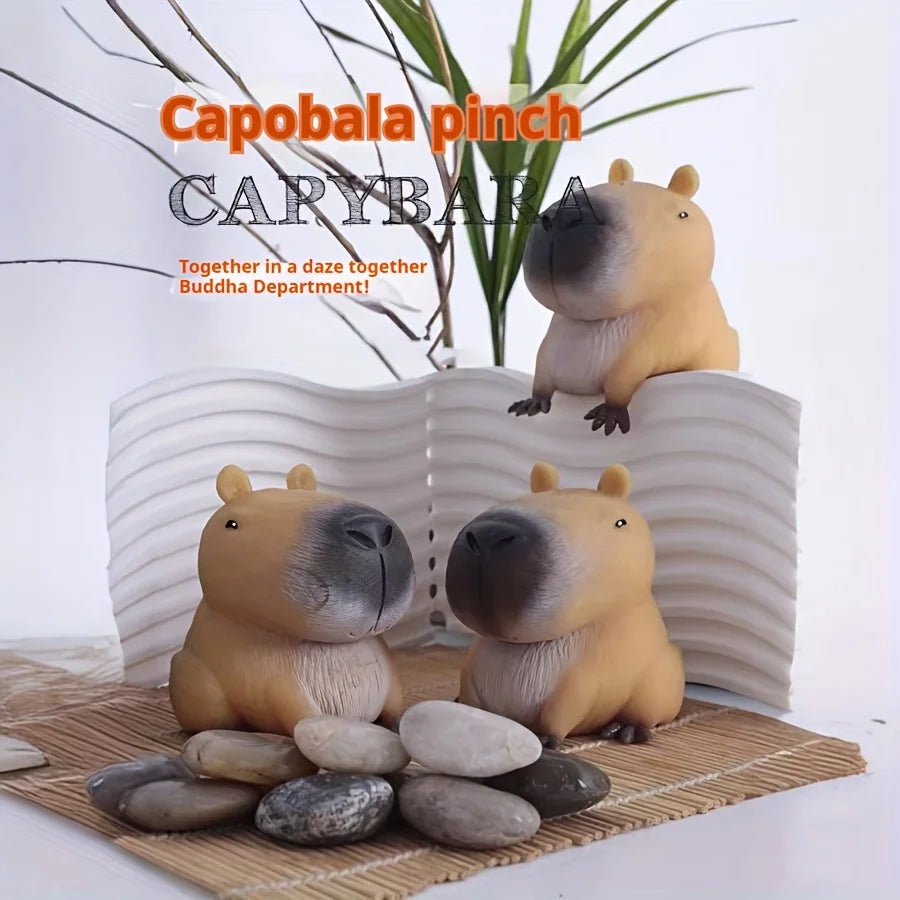 1pc Capybara Relax Squeeze Toy - Quick Rebound Stress Relief Novelty Animal Design